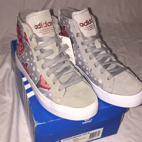 Adidas Women’s Courtvantage Mid - Picture 2 of 5